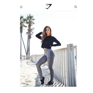 NWOT GYMSHARK SIMPLY MESH LEGGING